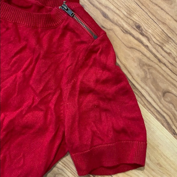 Red Sweater Tee - Picture 2 of 2